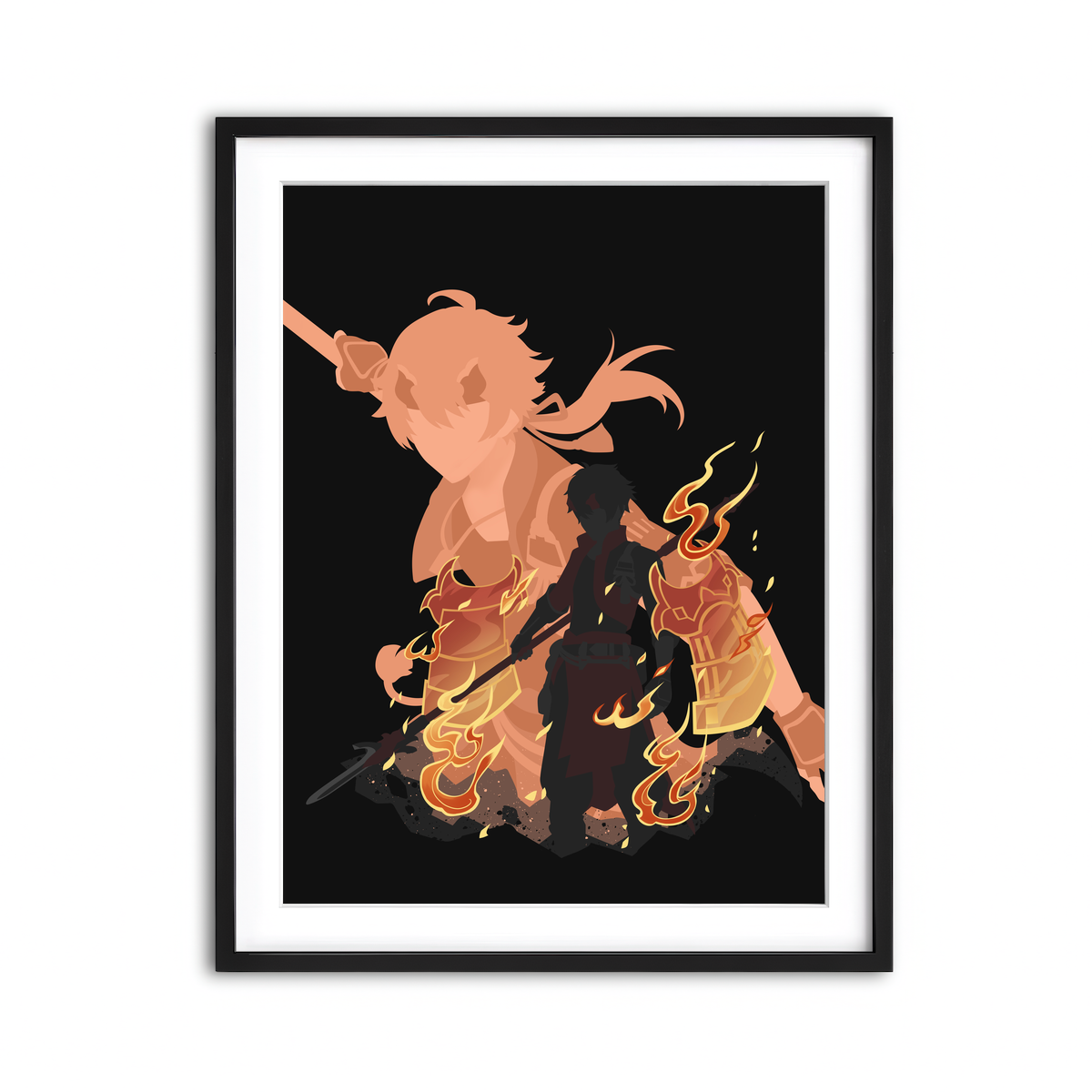 Framed Print 3x4 Black