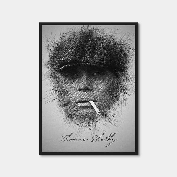 Thomas Shelby Wall Art — Framed Canvas Format preview