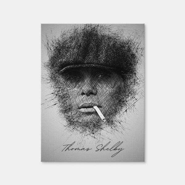 Thomas Shelby Wall Art — Canvas Wrap Format preview