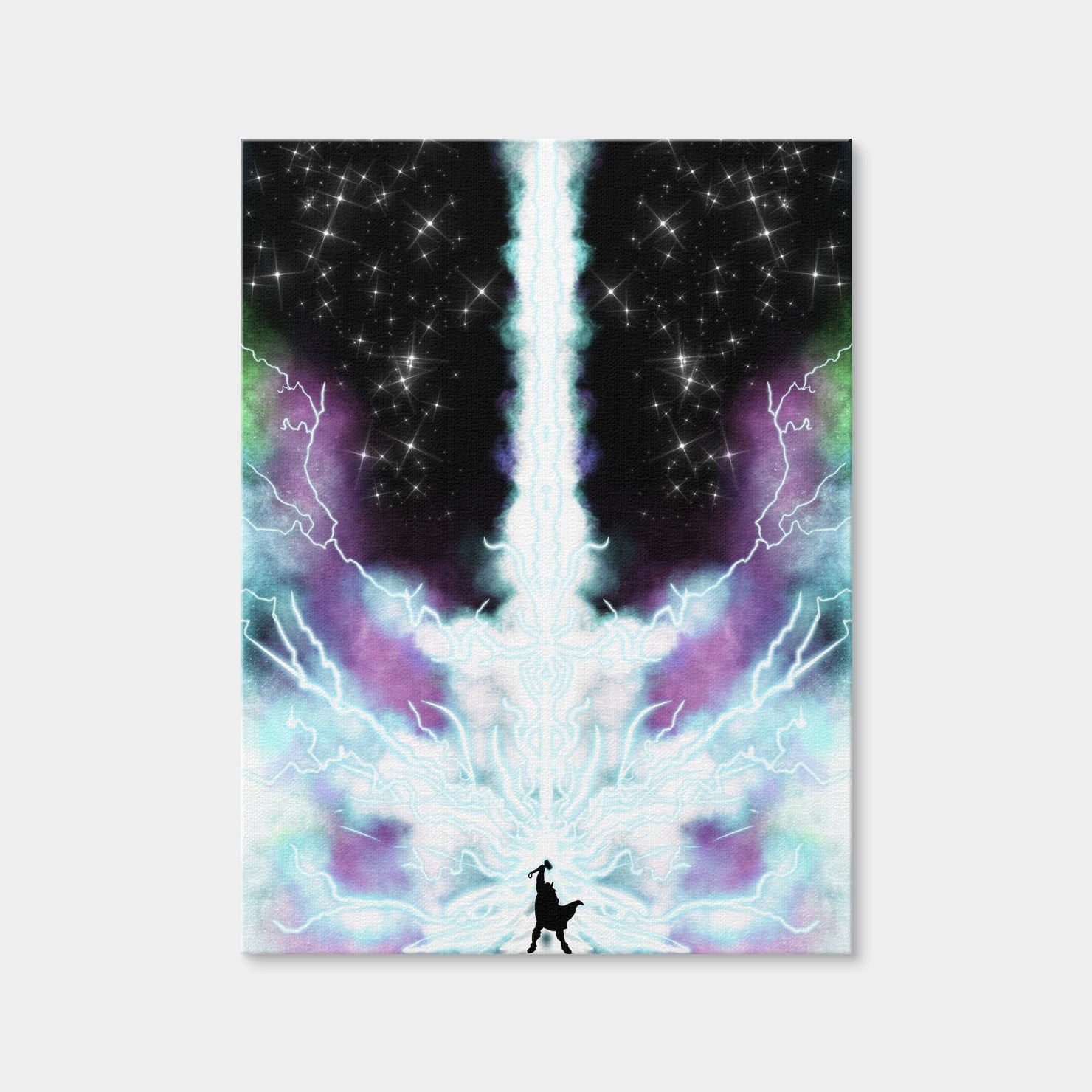 AUTO-MOCKUP WHITE | Thor God Of Thunder | 1 Piece | Gallery Wrap | group=3x4