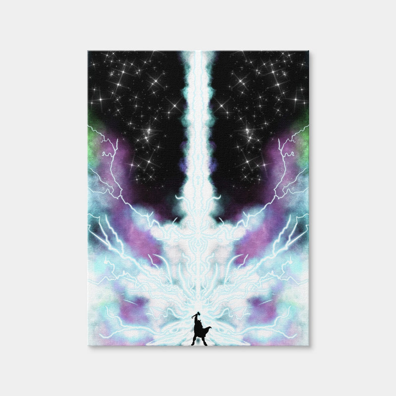 AUTO-MOCKUP WHITE | Thor God Of Thunder | 1 Piece | Gallery Wrap | group=3x4