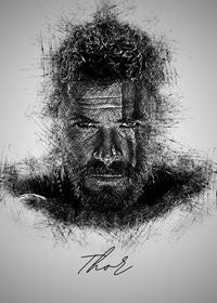 Thor Head Wall Art