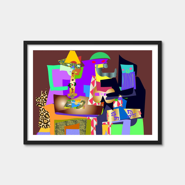 Three Musicians Wall Art — Framed Print Format preview