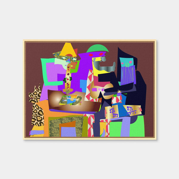 Three Musicians Wall Art — Framed Canvas Format preview