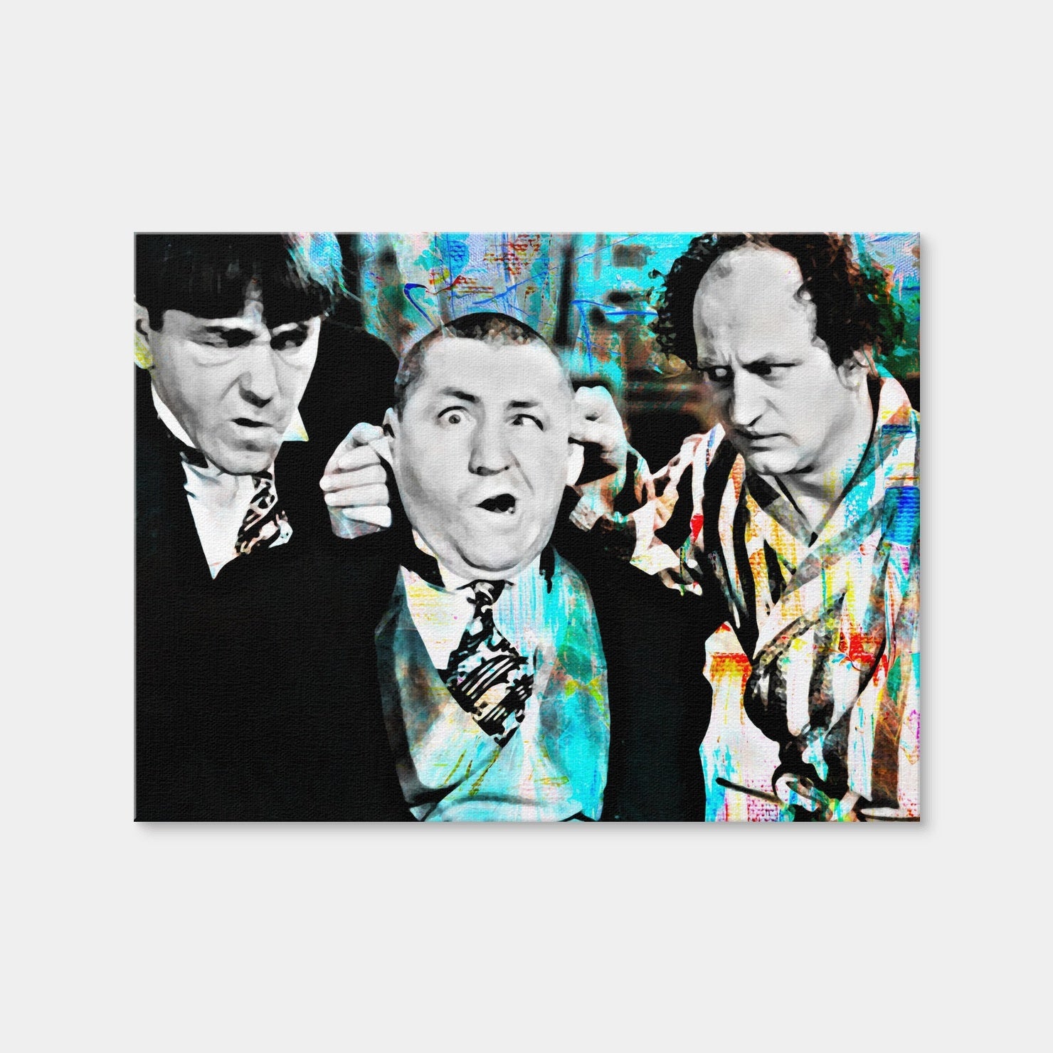 AUTO-MOCKUP WHITE | Three Stooges | 1 Piece | Gallery Wrap Canvas | group=4x3
