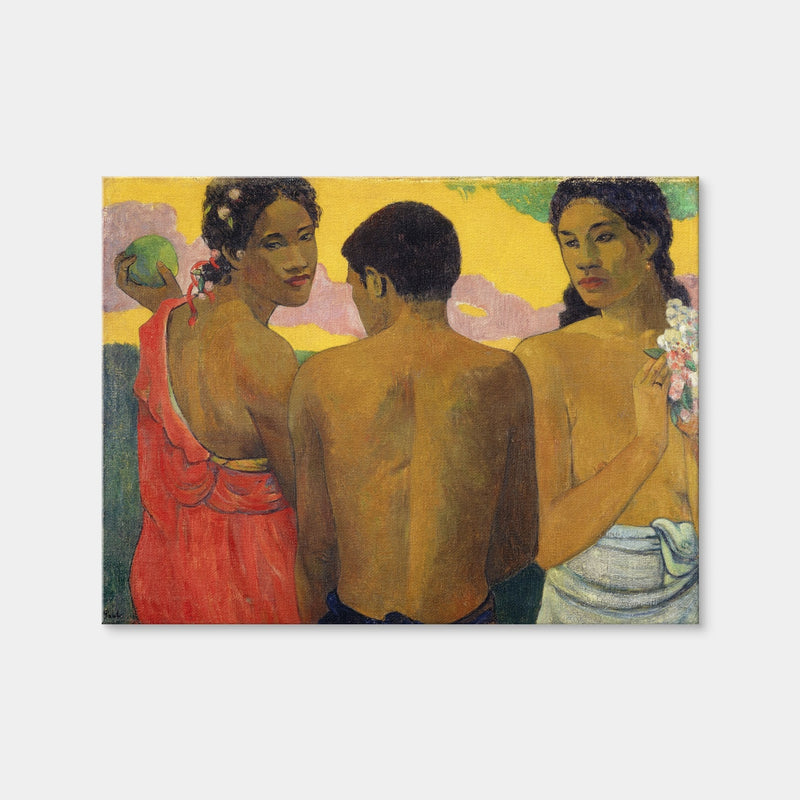AUTO-MOCKUP WHITE | Three Tahitians | 1 Piece | Gallery Wrap | group=4x3
