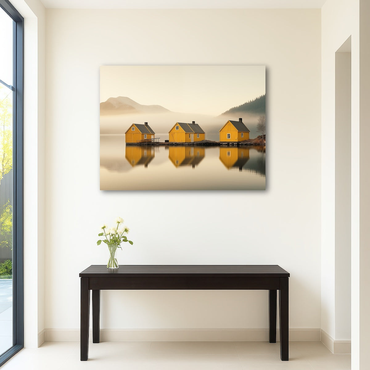 AUTO-MOCKUP ROOM | Three Yellow Houses