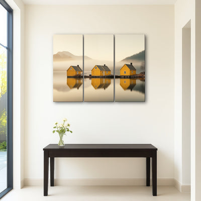 AUTO-MOCKUP ROOM | Three Yellow Houses