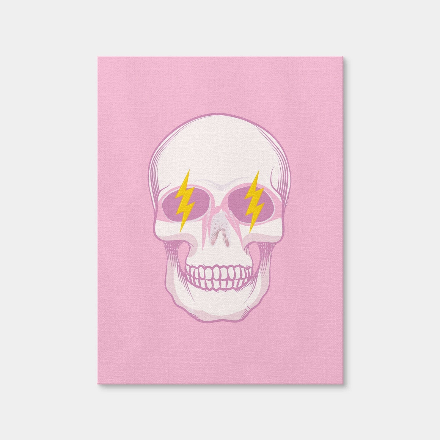 AUTO-MOCKUP WHITE | Thrill Groovy Skull | 1 Piece | Gallery Wrap | group=3x4