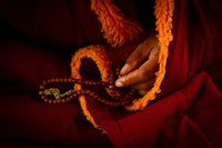 Tibetan Lama prayer beads Wall Art