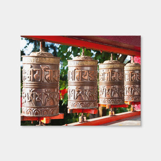 AUTO-MOCKUP WHITE | Tibetan Mantra Wheel | 1 Piece | Gallery Wrap | group=4x3
