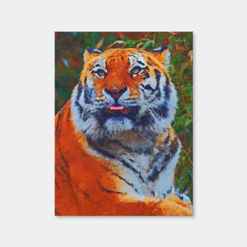 AUTO-MOCKUP WHITE | Tiger 1 Painting | 1 Piece | Gallery Wrap | group=3x4
