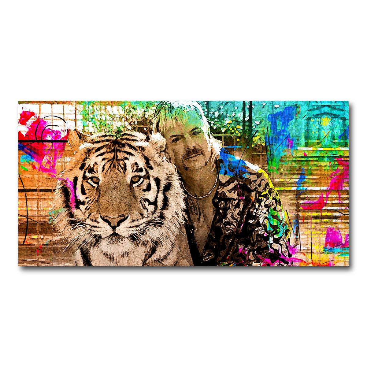 AUTO-MOCKUP WHITE | Tiger King | 1 Piece | Gallery Wrap Canvas | group=2x1