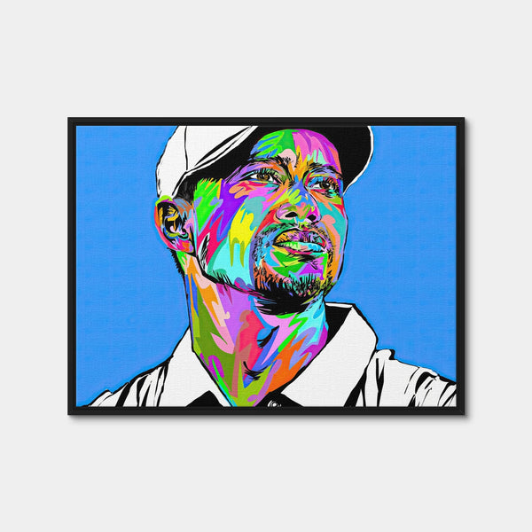 Tiger Woods Wall Art — Framed Canvas Format preview
