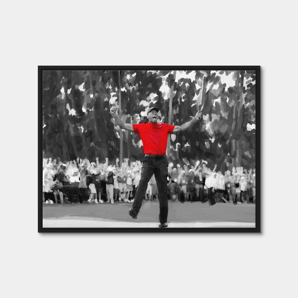 Tiger Wall Art — Framed Canvas Format preview