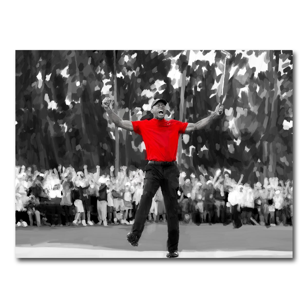 AUTO-MOCKUP WHITE | Tiger | 1 Piece | Gallery Wrapped | group=4x3