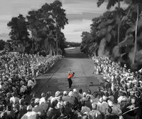 Tiger on the 18th - Masters Wall Art