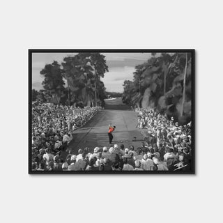 AUTO-MOCKUP WHITE | Tiger on the 18th - Masters | 1 Piece | Black Framed Canvas | group=4x3