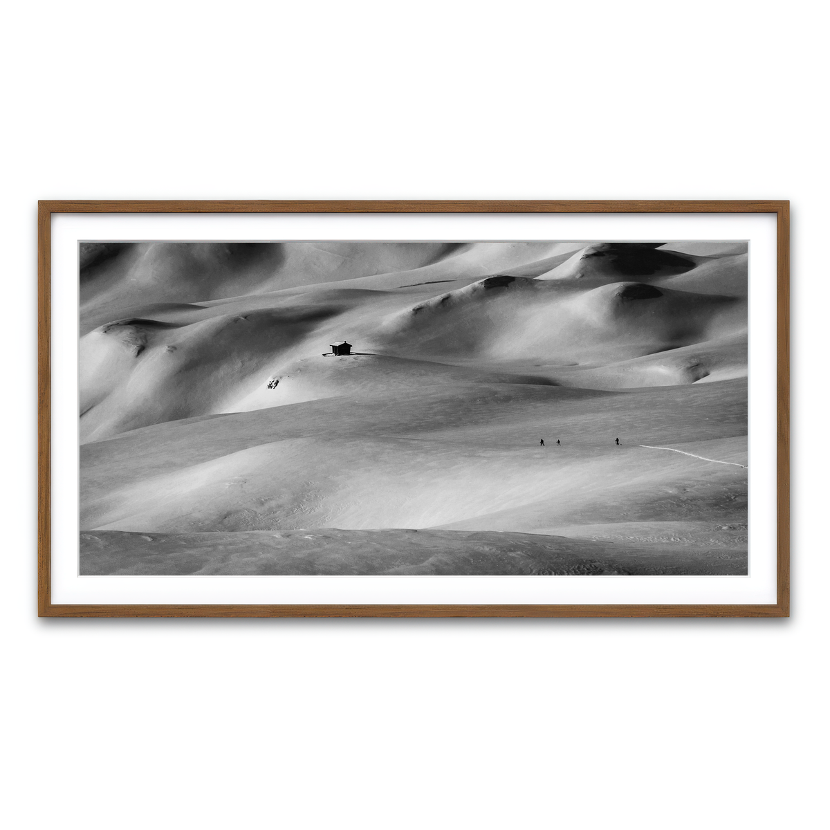 Framed Print 2x1 Walnut