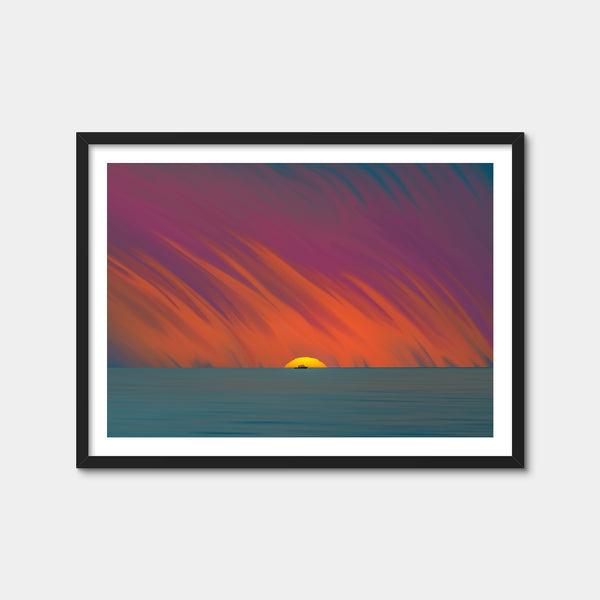 Time To Go Wall Art — Framed Print Format preview
