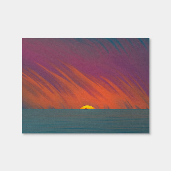 Time To Go Wall Art — Canvas Wrap Format preview