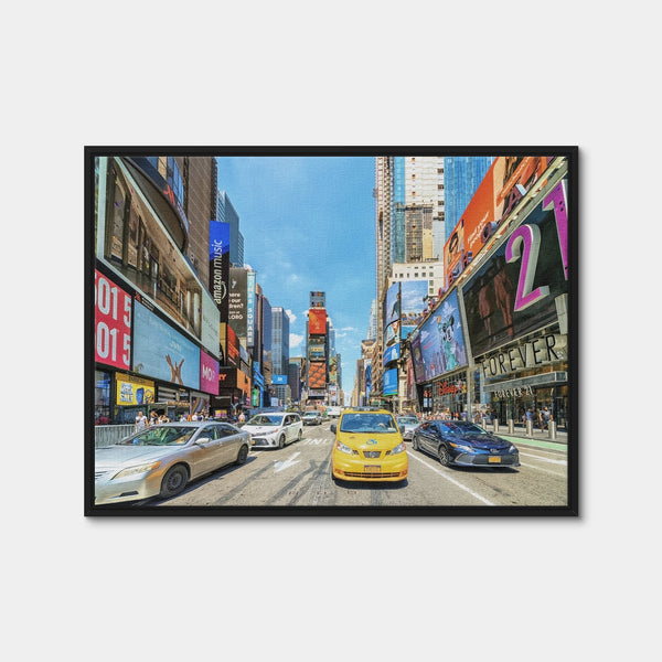 Times Square Wall Art — Framed Canvas Format preview
