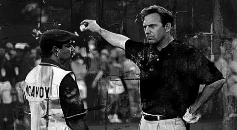 Tin Cup Final Hole Grayscale Wall Art