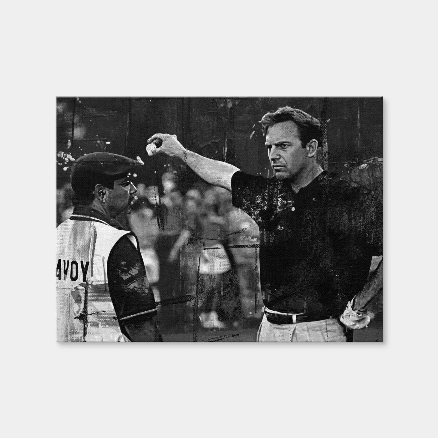 AUTO-MOCKUP WHITE | Tin Cup Final Hole Grayscale | 1 Piece | Gallery Wrap Canvas | group=4x3