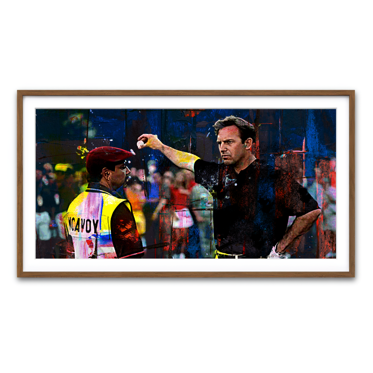 Framed Print 2x1 Walnut