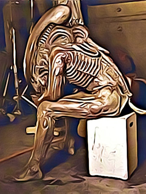 Tired Alien Wall Art
