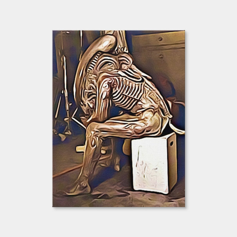 AUTO-MOCKUP WHITE | Tired Alien | 1 Piece | Gallery Wrap Canvas | group=3x4
