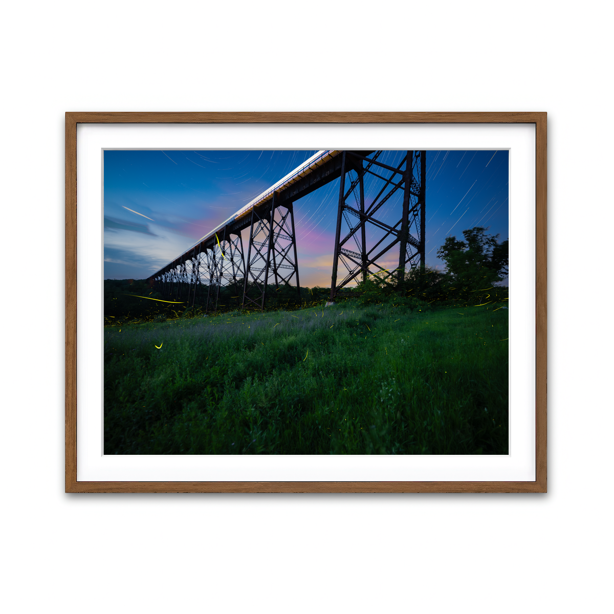 Framed Print 4x3 Walnut