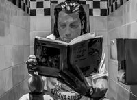 Toilet Reading Wall Art