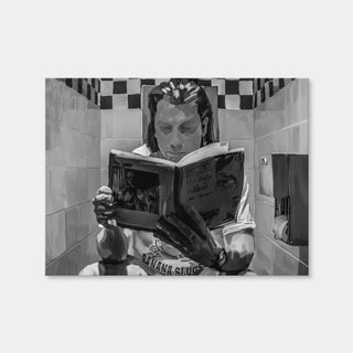 AUTO-MOCKUP WHITE | Toilet Reading | 1 Piece | Gallery Wrap | group=4x3