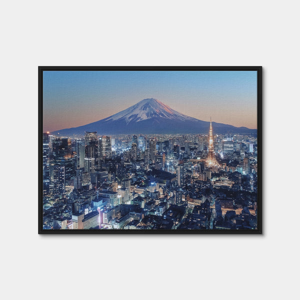 Tokyo City Wall Art — Framed Canvas Format preview