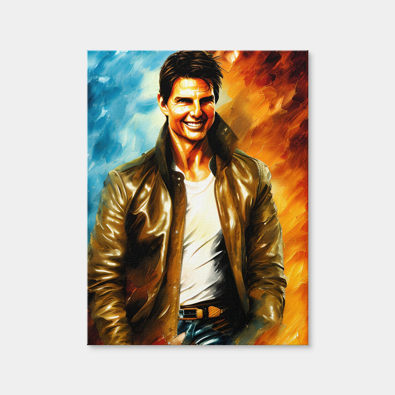 AUTO-MOCKUP WHITE | Tom Cruise | 1 Piece | Gallery Wrap | group=3x4