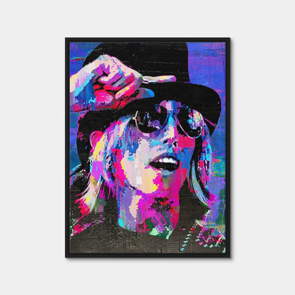 Tom Petty Wall Art — Framed Canvas Format preview