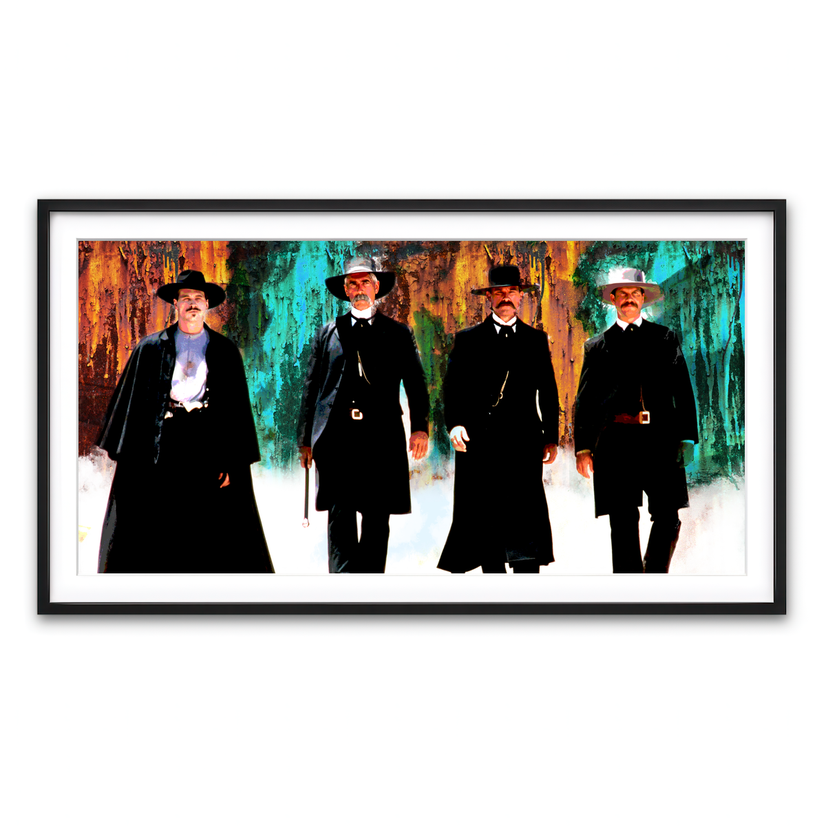 Framed Print 2x1 Black