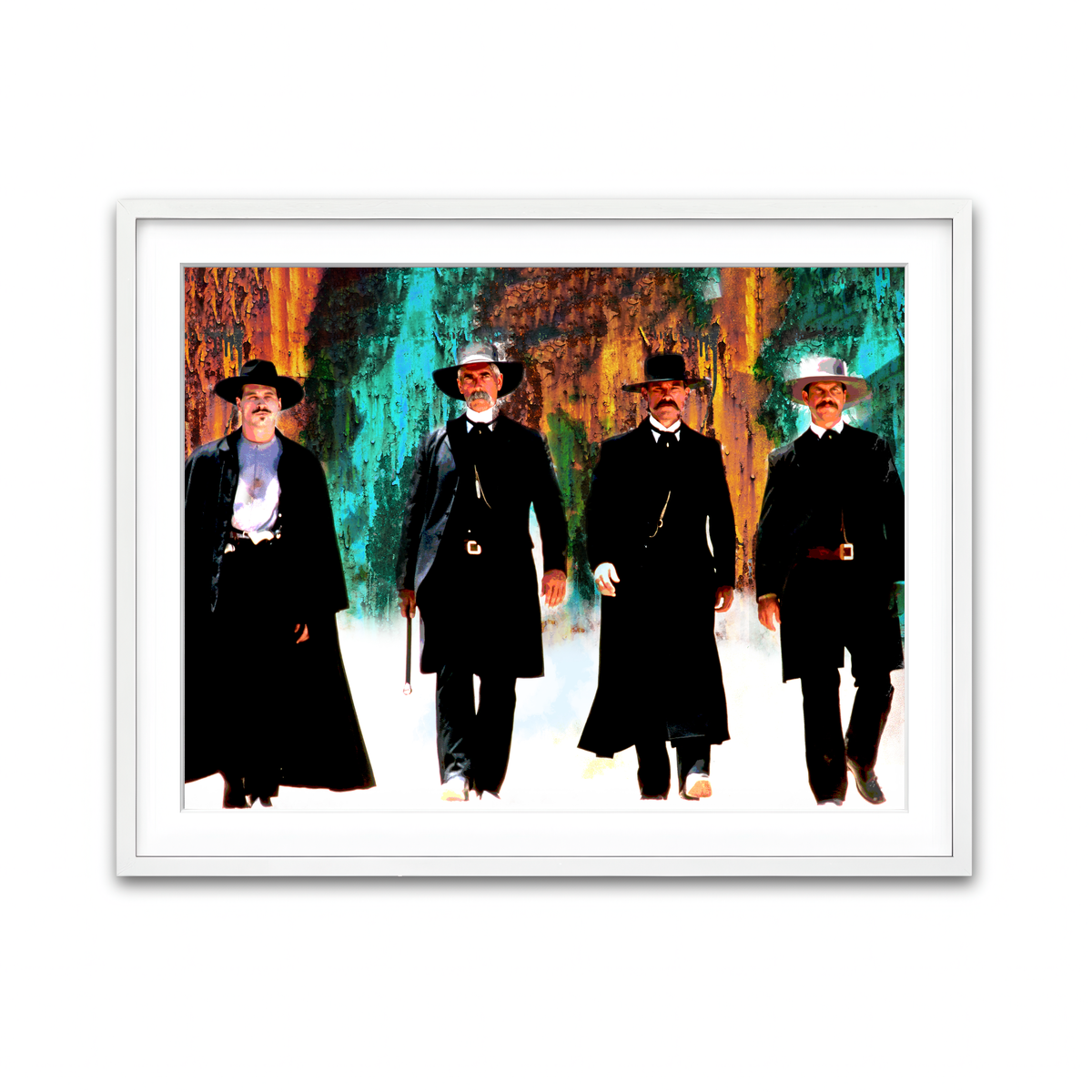 Framed Print 4x3 White