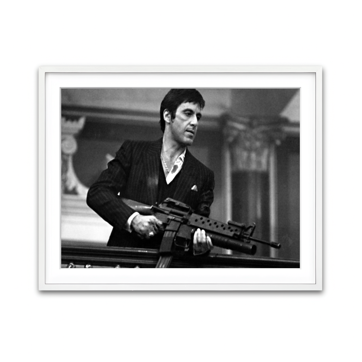 Framed Print 4x3 White