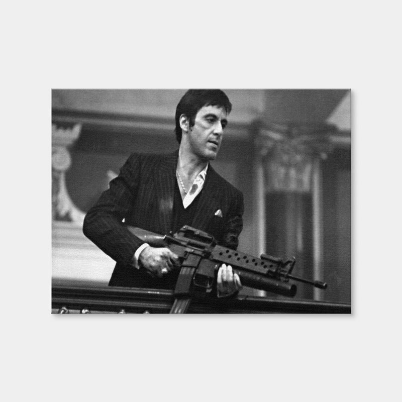 AUTO-MOCKUP WHITE | Tony Montana | 1 Piece | Gallery Wrap Canvas | group=4x3