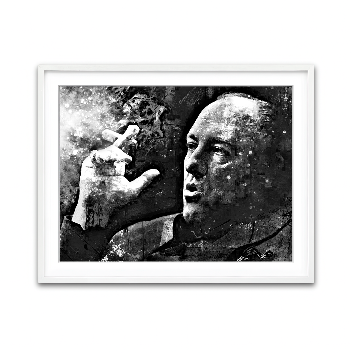 Framed Print 4x3 White