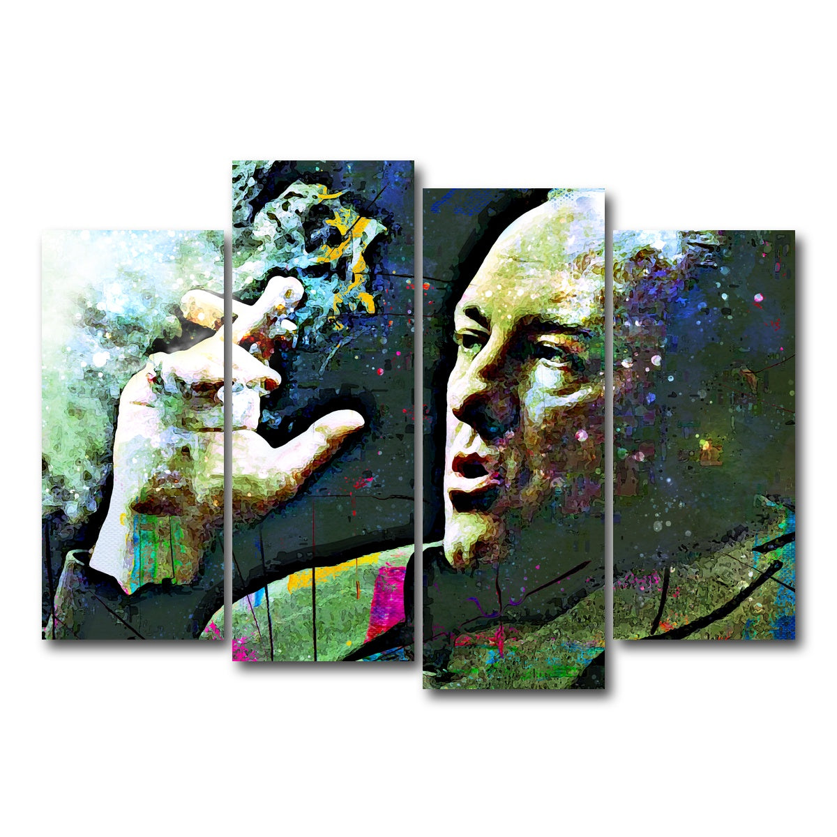 AUTO-MOCKUP WHITE | Tony Soprano | 4 Piece | Gallery Wrapped | group=4_normal