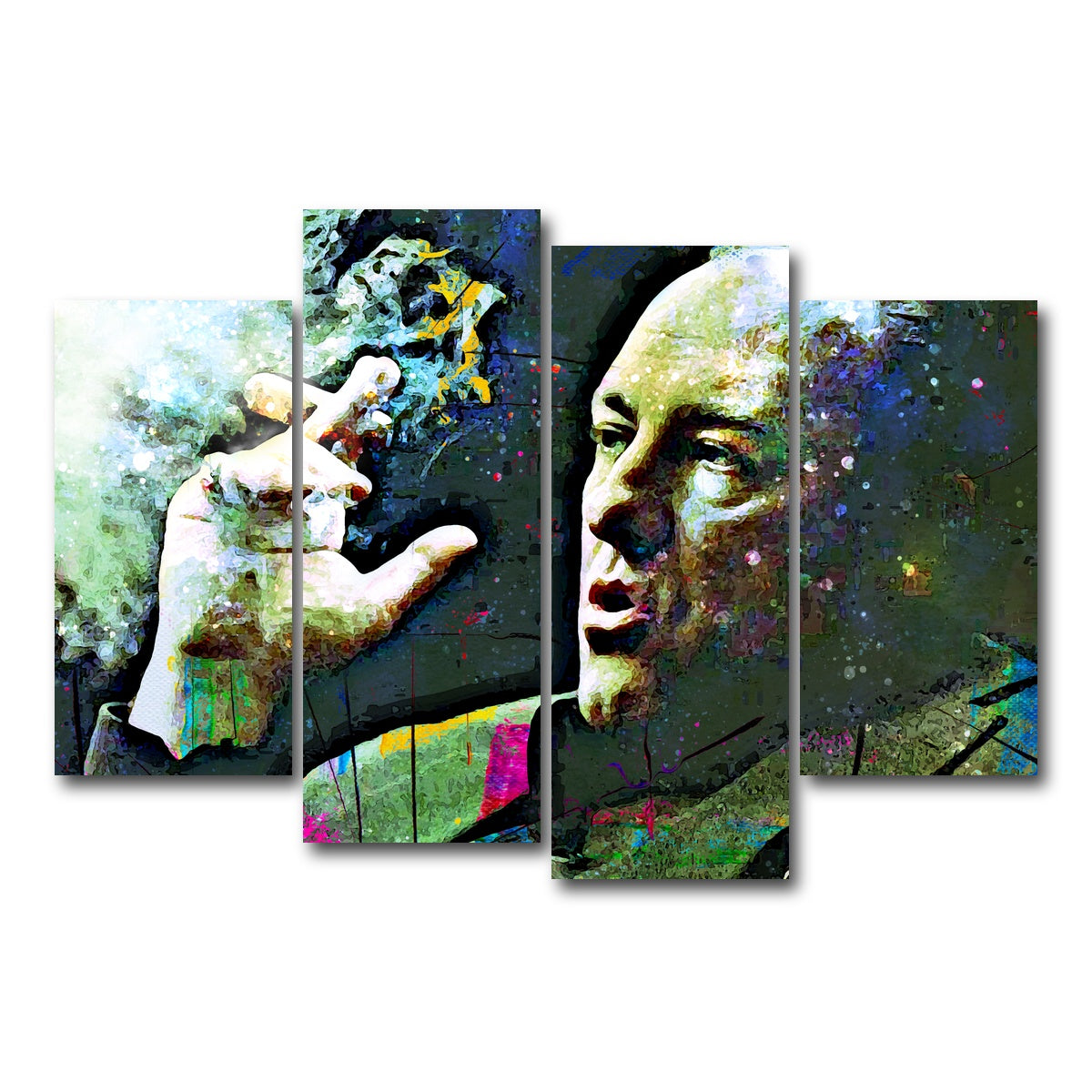 AUTO-MOCKUP WHITE | Tony Soprano | 4 Piece | Gallery Wrapped | group=4_short