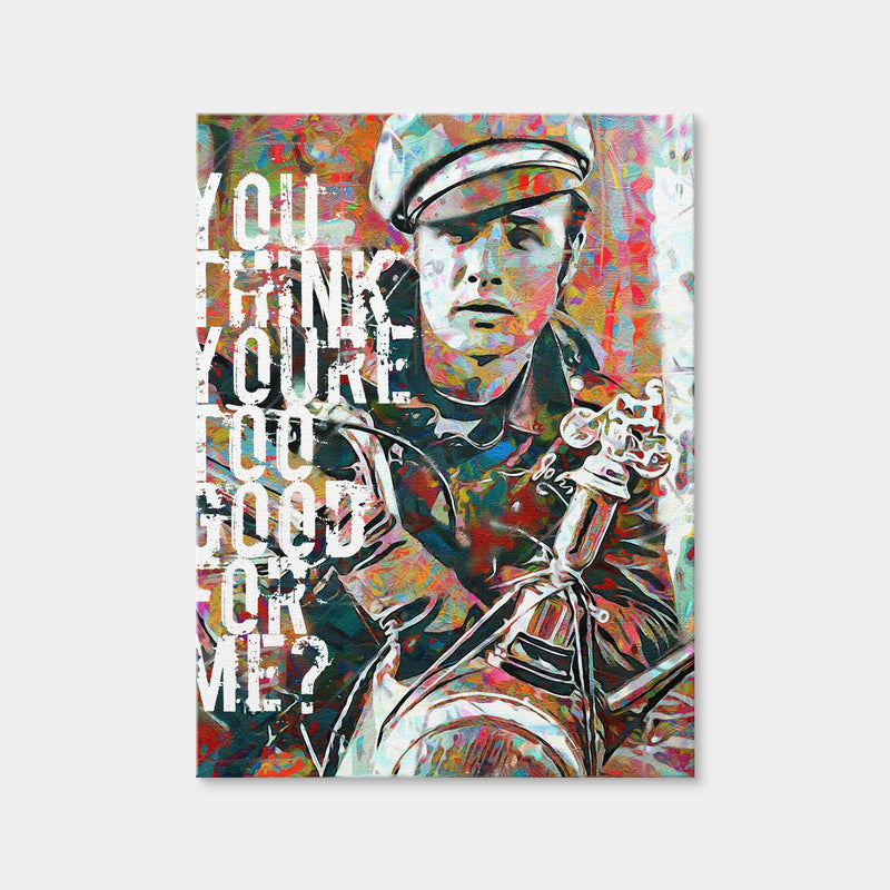 AUTO-MOCKUP WHITE | Too Good for Me | 1 Piece | Gallery Wrap Canvas | group=3x4