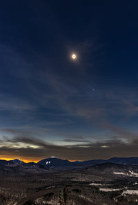 Total Solar Eclipse and the Adirondacks Wall Art