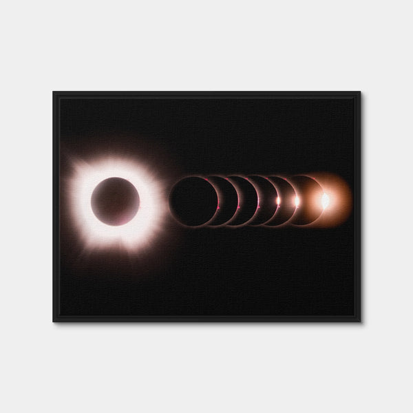 Totality Enlighted Wall Art — Framed Canvas Format preview