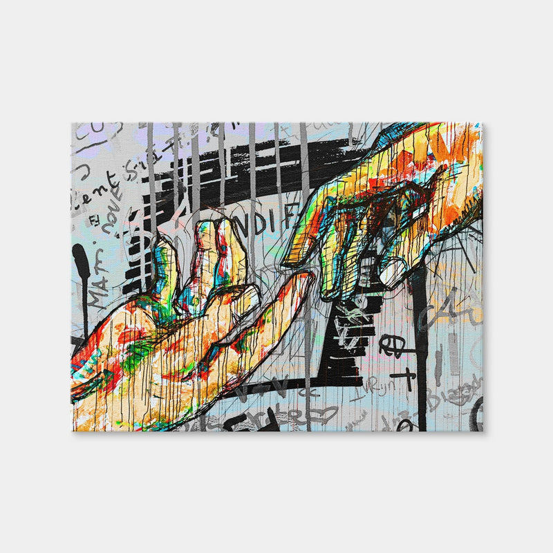 AUTO-MOCKUP WHITE | Touch Hand Design | 1 Piece | Gallery Wrap | group=4x3