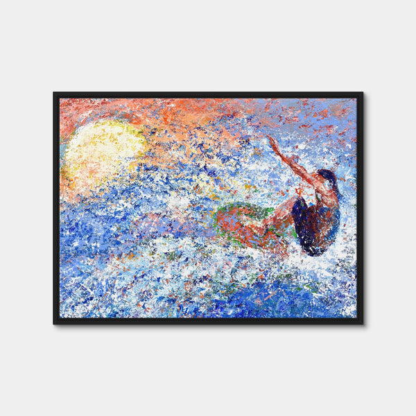 Touch The Sun Wall Art — Framed Canvas Format preview