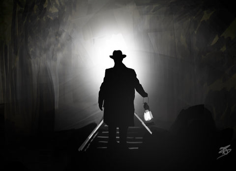 Train light Wall Art